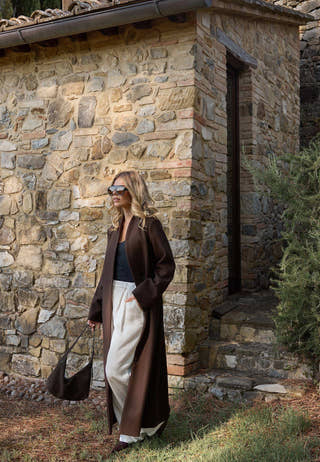 Belted Long Coat