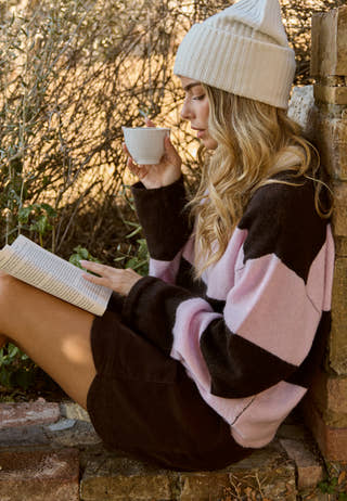 Knitted Collar Sweater