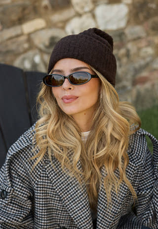 Wool Blend Knitted Hat