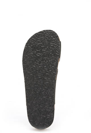 Maxi PU Croc Crossover Sandal