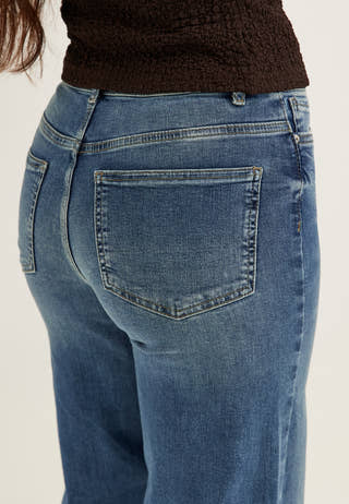 Onlmadison Blush HW Wide Denim