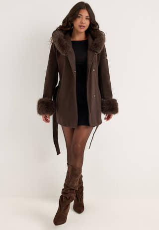 Olivia Coat Brown