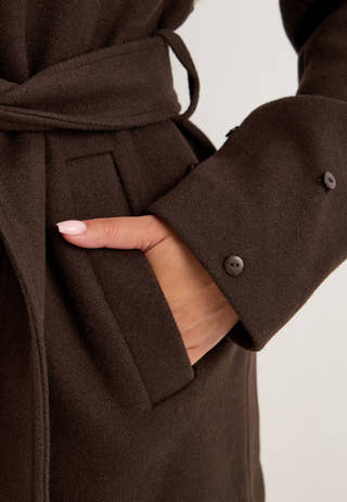 Olivia Coat Brown