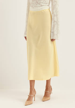 Yaspella High Waist Midi Skirt