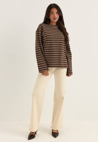 Pcsadie LS Top Striped