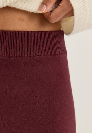 Objreynard Hw Knit Skirt Noos Red