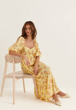 Smock Maxi Dress