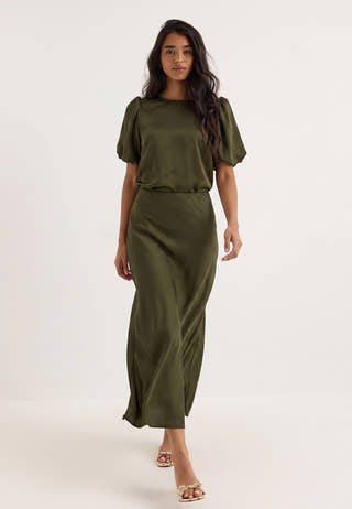 Viellette 2/4 SATIN PUFF TOP