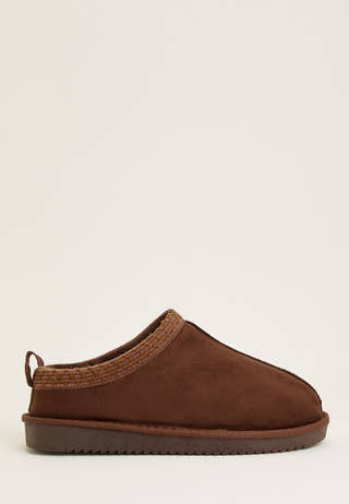Onlstella Teddy Lined Slipper Brown