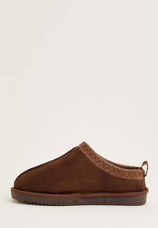 Onlstella Teddy Lined Slipper Brown