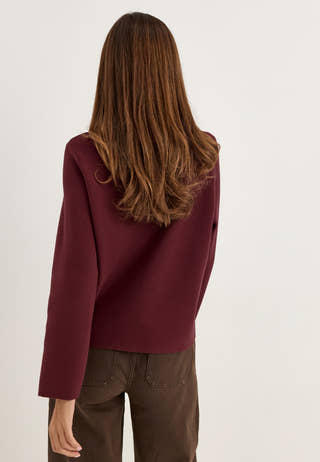 OBJREYNARD O-NECK PULLOVER Red