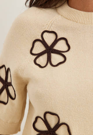 Objlaney Rubin Ss Pullover