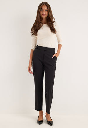 High Waist Slackers Black