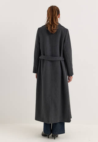 Long Wool Blend Coat