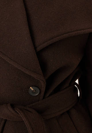 Short Wool Blend Coat