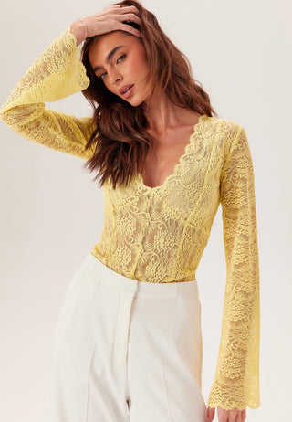 Long Sleeve Lace Top