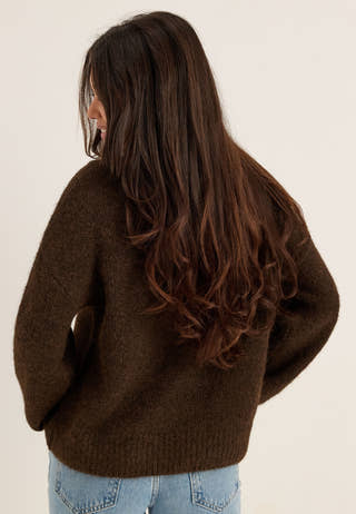 Objsaggia Ls Lo Pullover Brown
