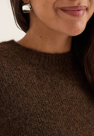 Objsaggia Ls Lo Pullover Brown