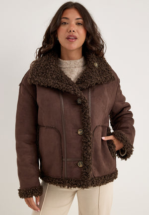 Objoaklyn Re Jacket Brown