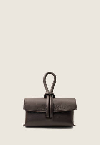 Barletta Small Leather Bag Brown