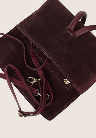 Barletta Small Suede Bag