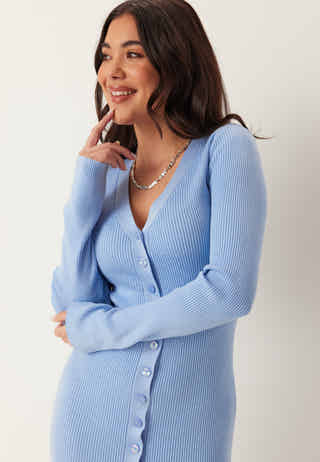 Knitted Cardigan Dress
