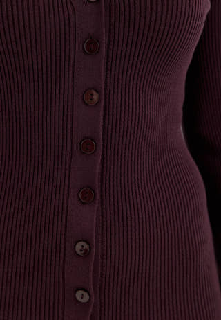 Knitted Cardigan Dress