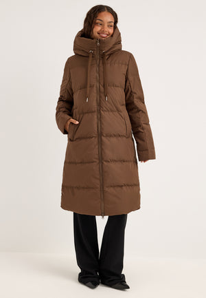 Jossan Cozy Down Jacket Brown