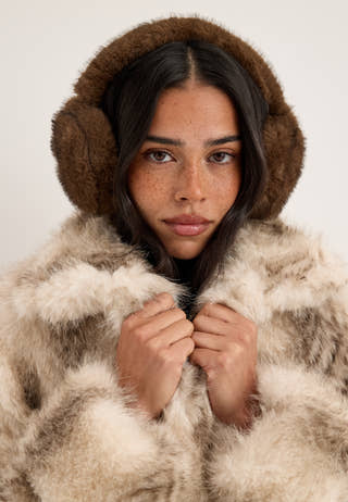 Pcjutlandia Earmuffs Brown
