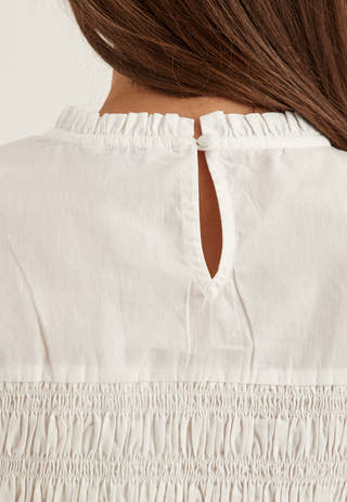 Smock Cotton Blouse