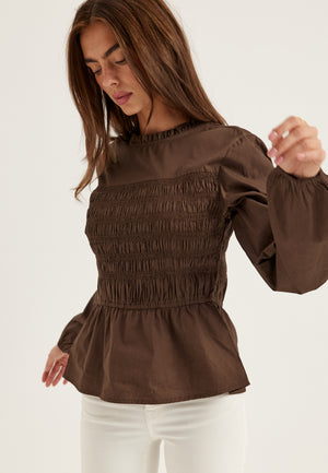 Smock Cotton Blouse
