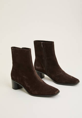 Fay Suede Boot Brown