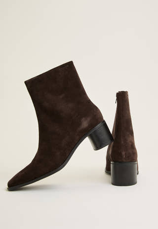 Fay Suede Boot Brown