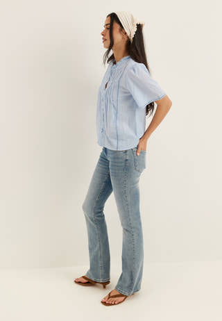 Pleated Detail Blouse