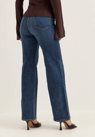 High Straight Leg Jeans