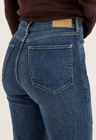 High Straight Leg Jeans