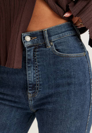 High Straight Leg Jeans