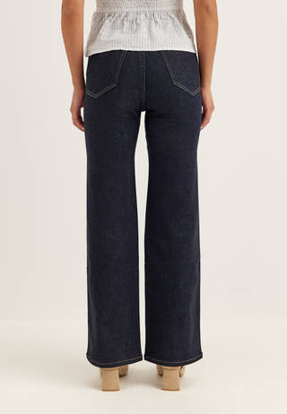 High Straight Leg Jeans