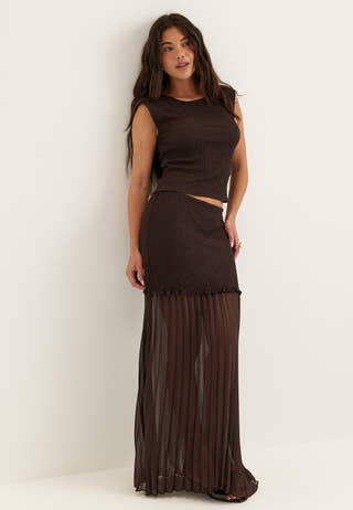 Structure Cap Sleeve Top