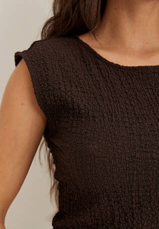 Structure Cap Sleeve Top