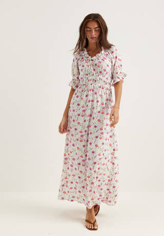 Smock Maxi Dress