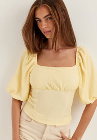 Volume Sleeve Top