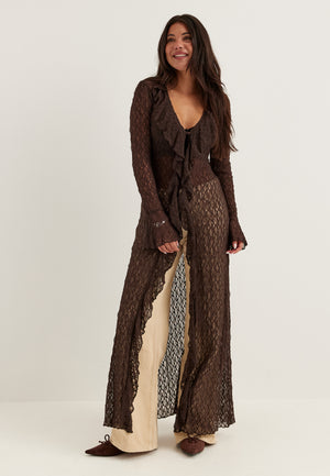 Lace Cardigan Dress