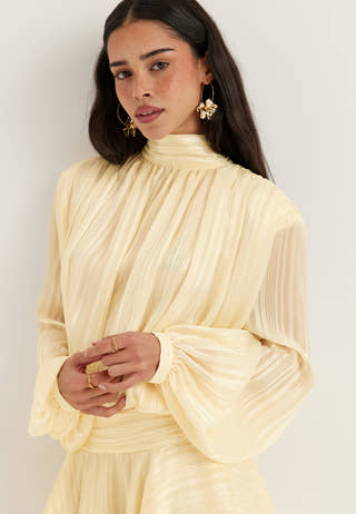 Bow Jacquard Short Dress