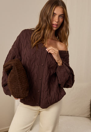 Cable Knit Cardigan