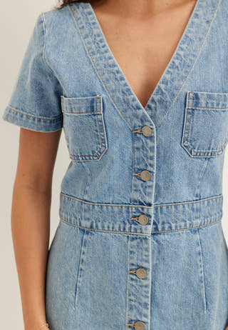 Denim Mini Dress