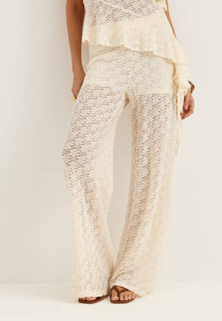 Wide Lace Trousers
