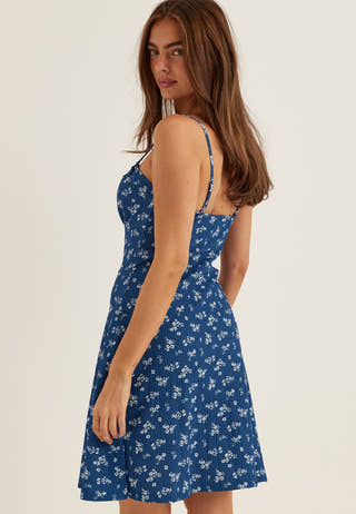 Strap Mini Dress