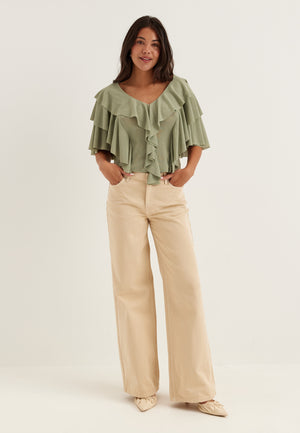 Flounce Top