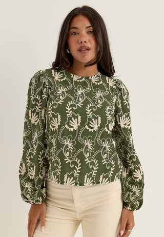 Objmya Re L/S TOP NOOS Green